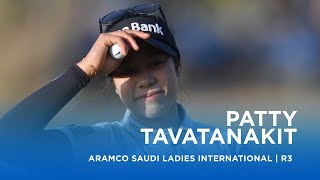 Patty Tavatanakit moves three shots clear  Aramco Saudi Ladies International [upl. by Engedus]