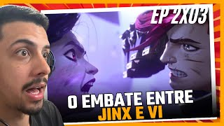 Arcane 2 temporada ep 3 REACT  JINX x VI [upl. by Ricketts]