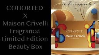 SPOILERS COHORTED X Maison Crivelli Fragrance Limited Edition Box March 2024 FullReveal [upl. by Nirot]