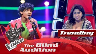 Nisula Ominda  Naukawa නෞකාව  Blind Auditions  The Voice Teens Sri Lanka [upl. by Enyrb]