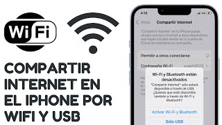  Como COMPARTIR INTERNET en mi iPhone con iOS 17 por Wifi y USB Fácil [upl. by Horacio]