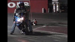 Butchs GSXR 1000 at Rockingham Dragway [upl. by Ladnik]