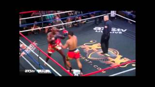 Yodsanklai Fairtex vs Chike Lindsay Lion Fight 10 [upl. by Gwenn]