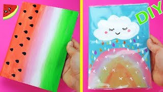 3 Easy DIY Notebooks For Back to school  How To Decorate Notebook Covers [upl. by Olimreh]