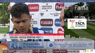 Final Taça de Portugal em direto  FC Porto X Sporting  Fama Radio TV [upl. by Fransis550]