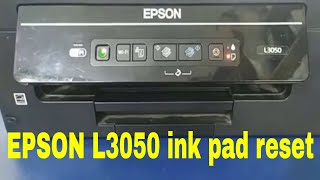 epson l3050 ink pad reset [upl. by Harbird]