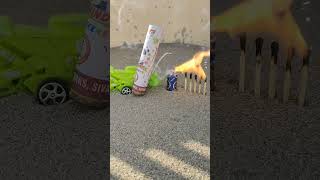 Matchstick Amazing Cracker experiment  Diwali cracker testing 2024 🔥😂🔥shorts crackerstesting [upl. by Nazarius824]