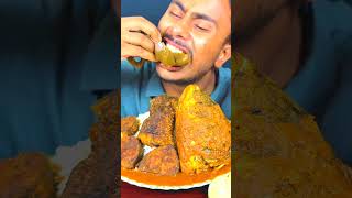 Motton and fish fry 🐟🎣 finish only 14 sec challange 😲🤤😋  Short funny eating challenge 🤣😺  short [upl. by Ravahs]