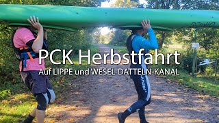 PCK Herbstfahrt  Auf Lippe und WeselDattelnKanal [upl. by Eatnahc52]