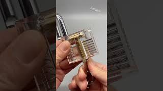 How a Lock Works Transparent Padlock in Action tech anitech gadgets ytshorts [upl. by Nacul]