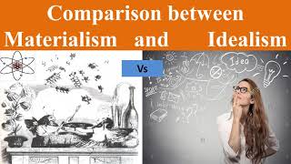 Comparison between Materialism and Idealism  Theories of Reality Philosophy Simplified [upl. by Eizzil]