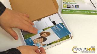 150Mbps Wireless N USB Adapter TLWN721N TPLink  Unboxing by wwwgeekshivecom [upl. by Nuzzi]