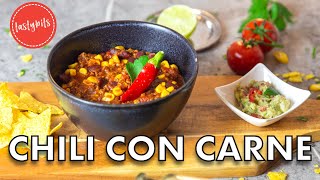 Chili con carne selber machen  das einfache REZEPT [upl. by Rector]