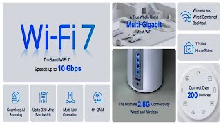 TPLink BE10000 Deco BE63 WiFi7 Router Review [upl. by Aisital294]