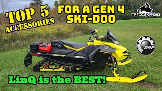 Top 5 Accessories for a Gen 4 SkiDoo  2022 Renegade XRS 850 [upl. by Nyladnar]