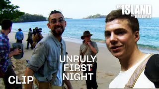 No Fire For Their First Night  The Island with Bear Grylls [upl. by Henka]