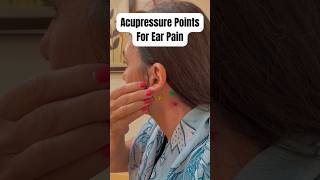 Acupressure points for Ear Pain Ear Ringing TMJ amp Neck Pain acupressure earpain neckpain tmj [upl. by Inwat]