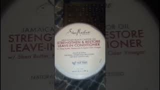 Shea moisture leave in conditioner [upl. by Lemra]