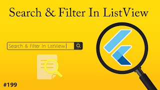 Flutter Tutorial  Search In ListView amp Filter ListView With JSON Data [upl. by Micki466]