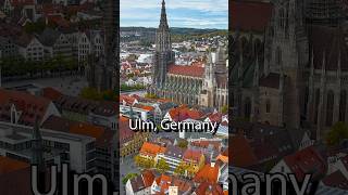 Ulm Germany 🇩🇪 dronevideo [upl. by Uuge]