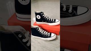 Converse All Star Chuck 70  Black Unboxing [upl. by Oremo697]