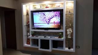 Proyecto terminado TV rack hecho con Durlock [upl. by Anitserp]