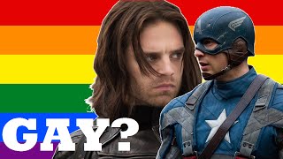 Are They Gay  Captain America and the Winter Soldier Stucky [upl. by Salba699]