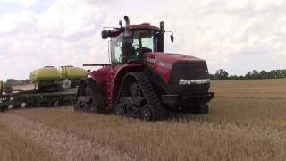 Case IH 400 RowTrac on Narrow Track Setting [upl. by Soll]