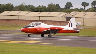 BAC 84 Jet Provost T5 GBWSG arrival at RIAT 2016 AirShow [upl. by Dyun169]