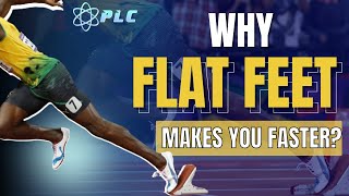 Why Flat Feet Makes Your Faster  Sprint Mechanics [upl. by Monney]