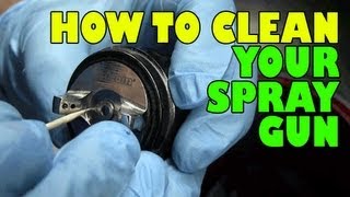 How to clean your spray gun [upl. by Llehcear]