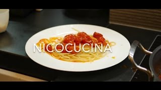 Spaghetti mit Tomatensoße einfach zubereiten  NicoCucina 4K [upl. by Nonnel]