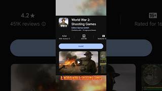 Top 10 WWII Shooting Games for Android in 2024 wwiigame androidgames [upl. by Inaluiak]