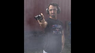 Shooting the Pietta 1861 Navy 36 Snub Nose Revolver [upl. by Duck]