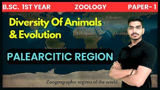 Palearctic zoogeographical region  Zoogeographical regions of the world  BSc 1st Year [upl. by Dorwin]