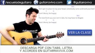 Dont Worry Be Happy guitarra acordes tutorial cover chords tocar guitarra [upl. by Alig]