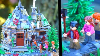 Hagrids Hut made in LEGO [upl. by Notyalk]