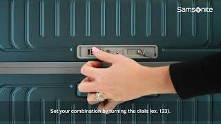 How to Reset Your Luggage Lock by Samsonite [upl. by Asselam]