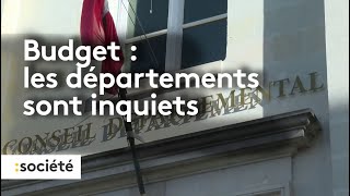 Budget  les départements inquiets pour mener à bien leurs missions [upl. by Milda784]