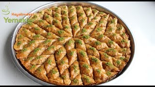 Böyle Çıtır Baklava Hiç Görmediniz Baklava Tarifi  Yıldız Baklava [upl. by Catherin212]