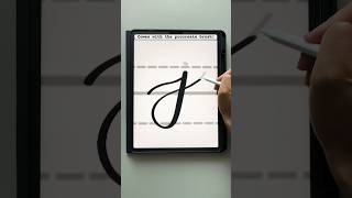 Link in description Learn to letter on Procreate or print at home calligraphy shorts [upl. by Laeahcim174]