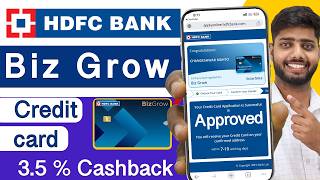 Hdfc biz grow credit card  Features Benefits amp Detailed Review  3 Cashback  HDFC credit card [upl. by Akiria]