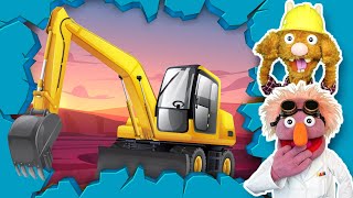 THE EXCAVATOR SONG • Big Excavators for Kids [upl. by Nave]