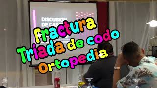 ortopediaetraumatologia caso de Fractura de Tríada de codo fracturas [upl. by Lamar]