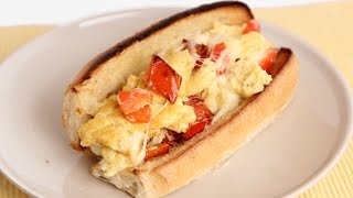 Peppers amp Egg Sandwich  Laura Vitale  Laura in the Kitchen Episode 812 [upl. by Beverley]