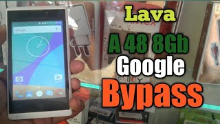 Lava A48 8GB Frp UnLock  From Lava A48  Google Bypass  In HindiUrdu [upl. by Einhpets]