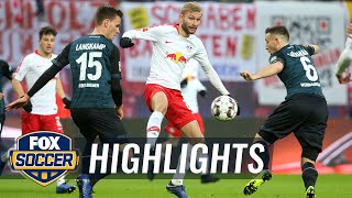 RB Leipzig vs Werder Bremen  201819 Bundesliga Highlights [upl. by Mcferren]