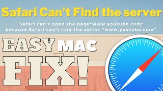 Safari Can’t Find The Server On MacBook [upl. by Adilem]