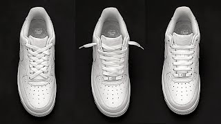 4 Cool Ways How to Lace Nike Air Force 1 Nike Air Force 1 Lacing [upl. by Idnas]