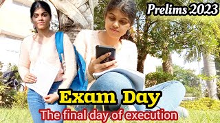 Prelims Exam Day Vlog  My Whole Prelims Exam day routine  State PCS 2023  MPPSC Prelims 2023 [upl. by Alanah]